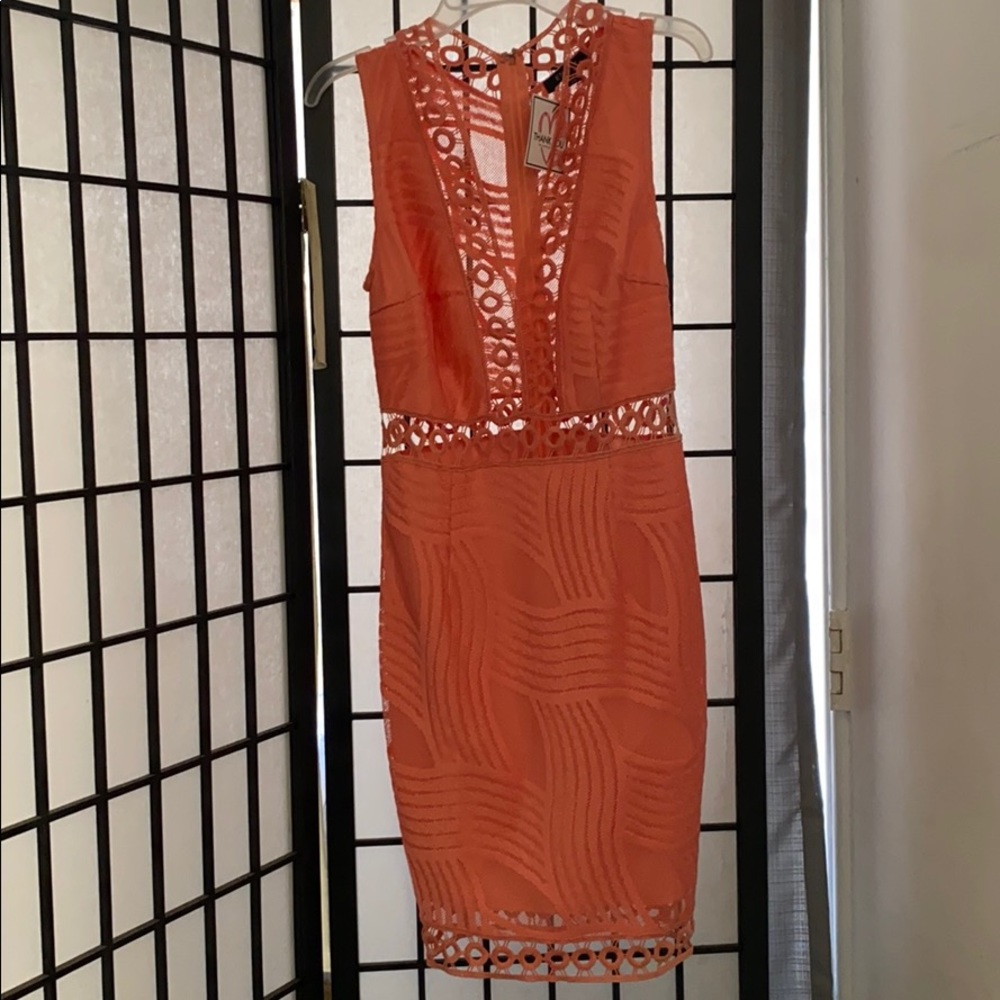 Coral dress